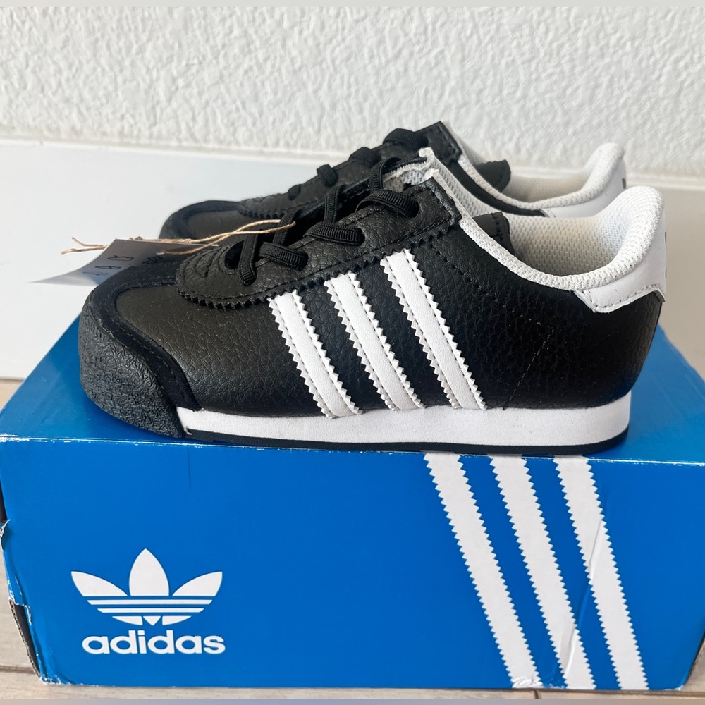 adidas Originals Kids Black and White Sneakers